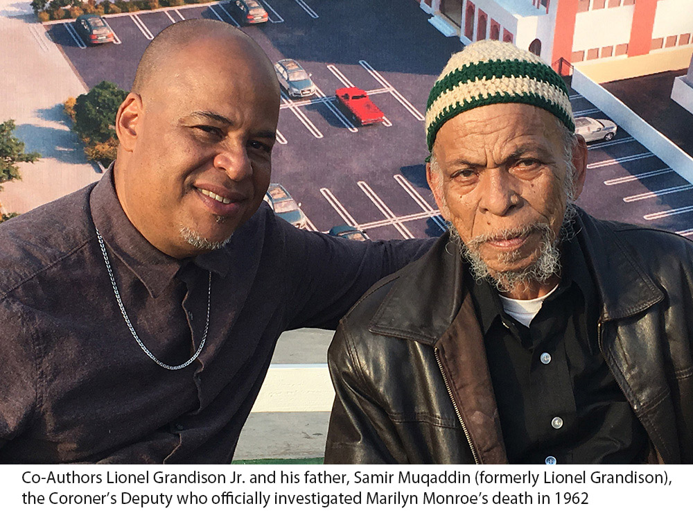 Lionel Grandison Jr and his father Samir Muqaddin who officially investigated marilyn monroe's death in 1962
